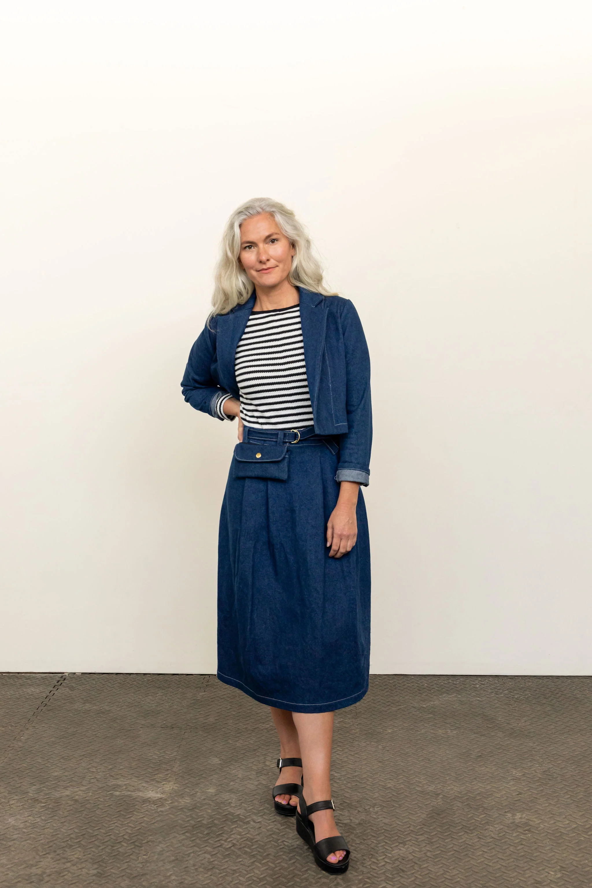 Bernadette Skirt - Printed Pattern - Image 3