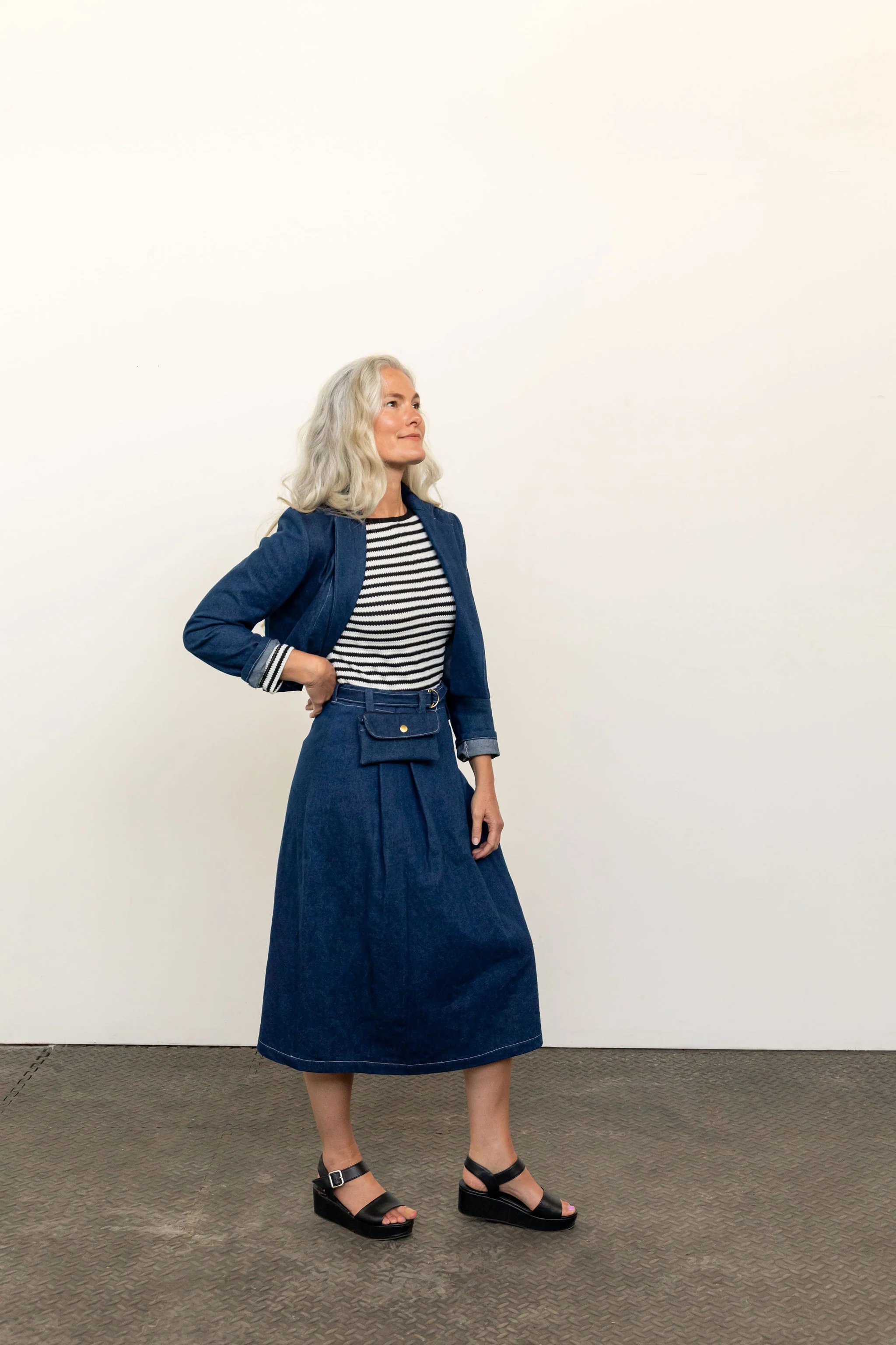 Bernadette Skirt - Printed Pattern - Image 8