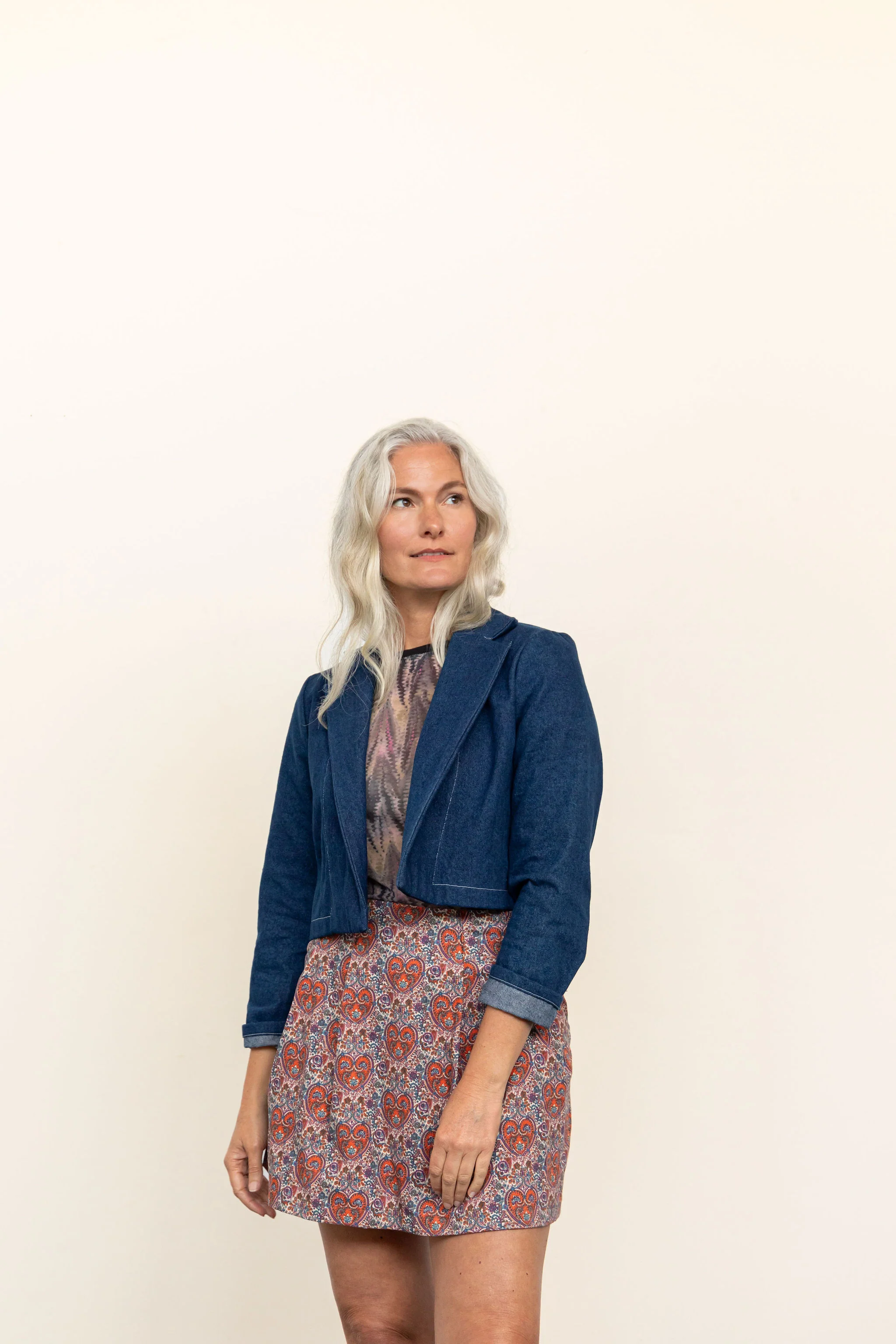 Bernadette Skirt - Printed Pattern - Image 9