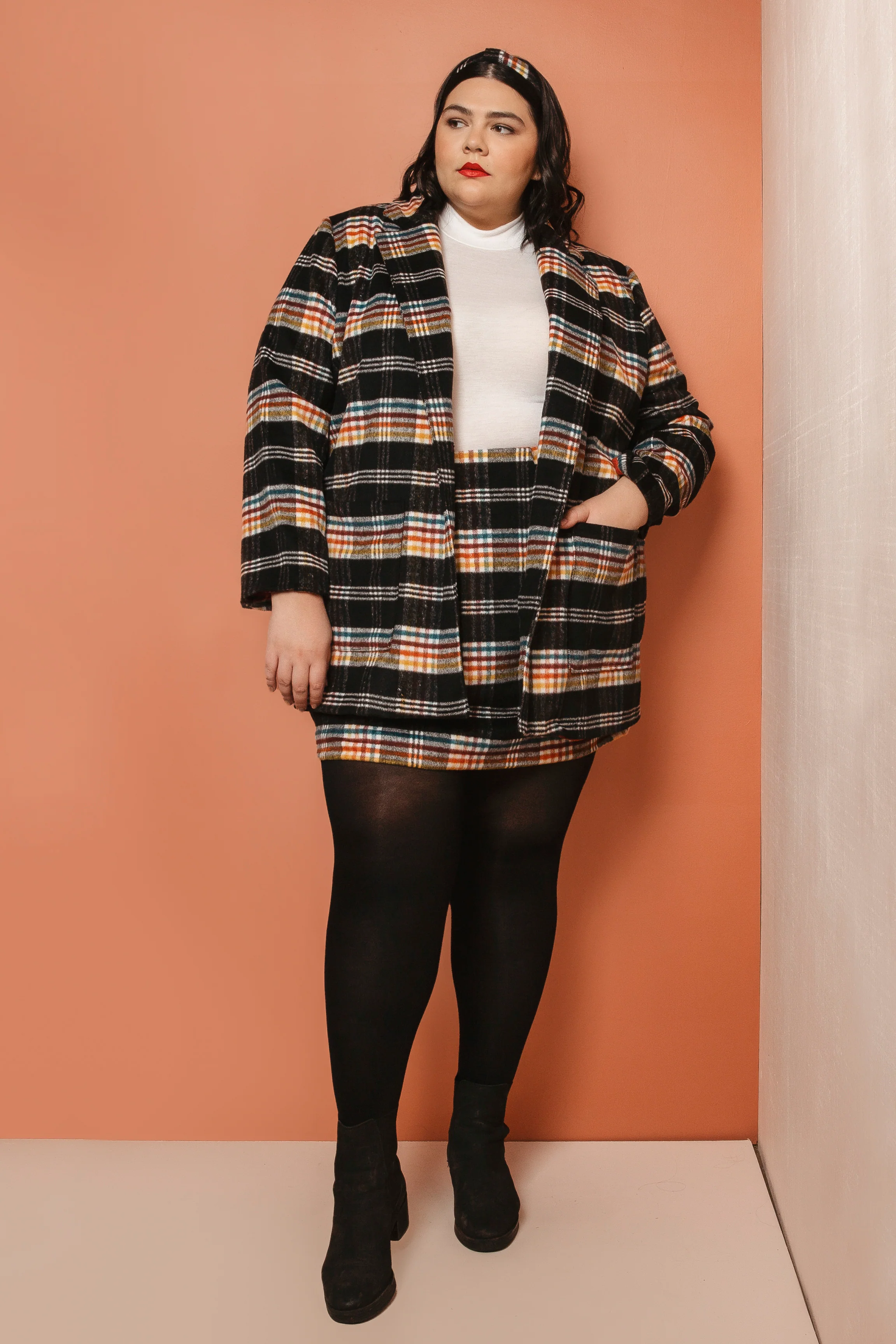Heather Blazer - Printed Pattern - Image 3