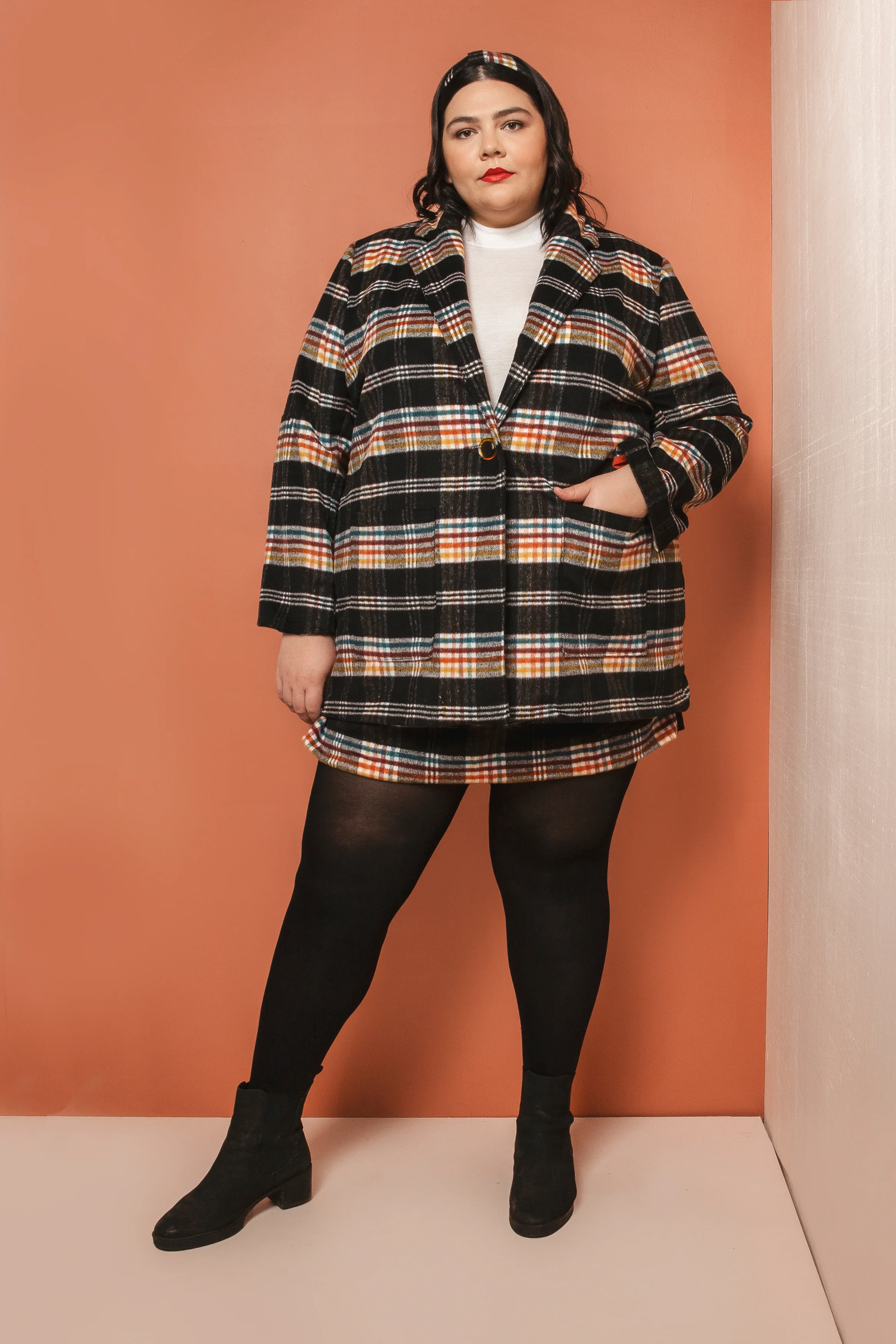 Heather Blazer - Printed Pattern - Image 5