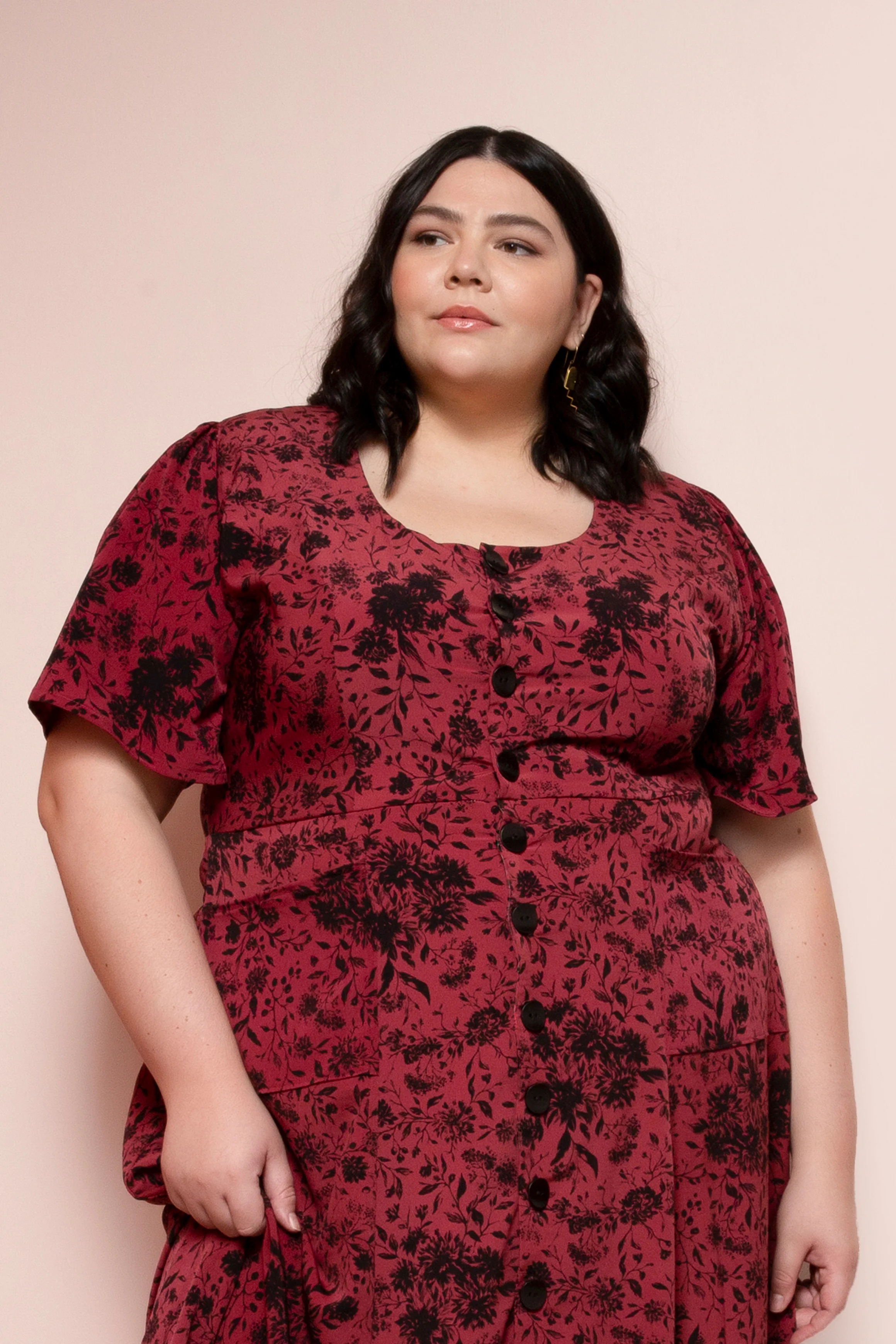 Hughes Dress - Printed Pattern - Image 3