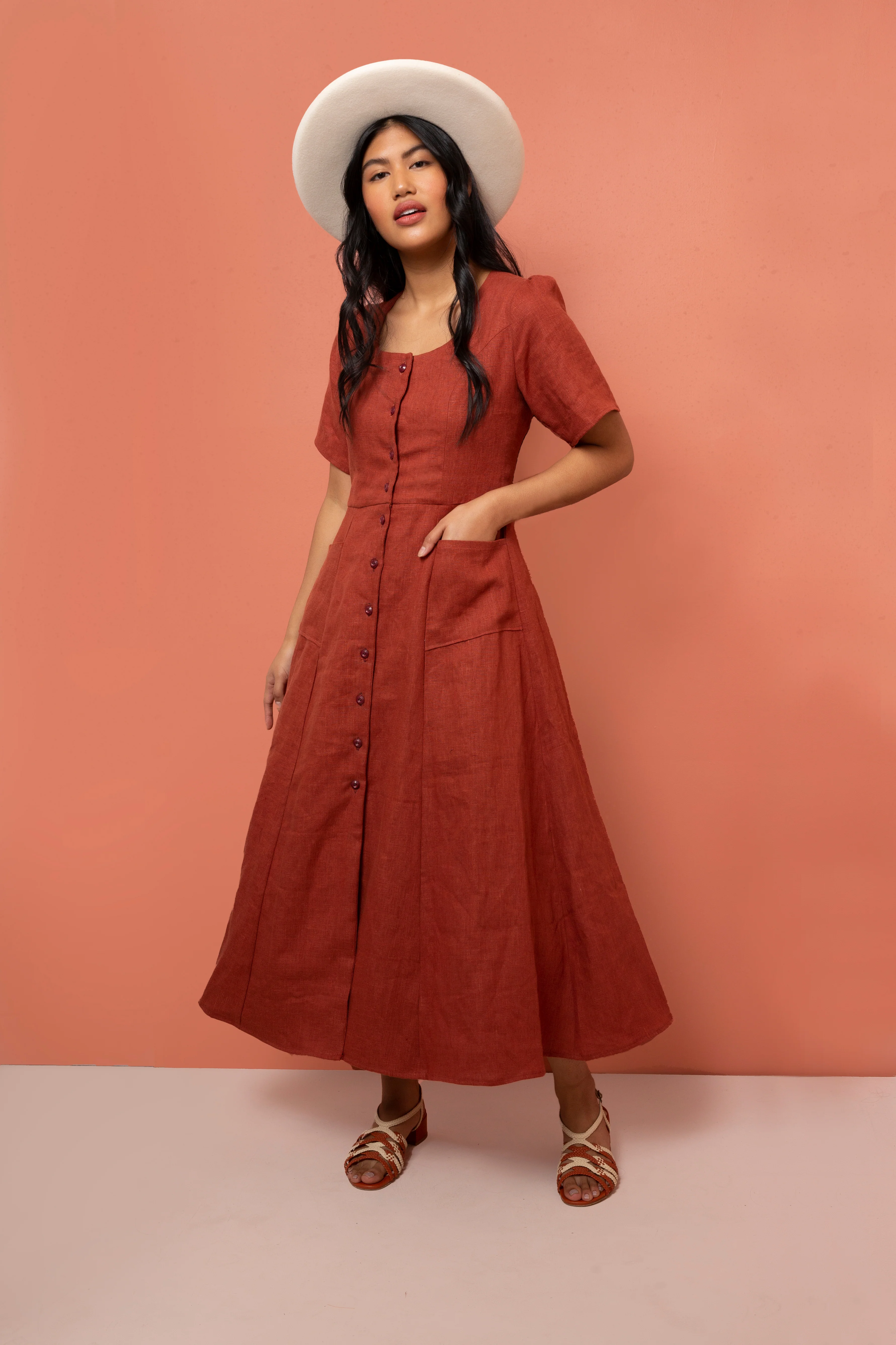 Hughes Dress - Printed Pattern - Image 6