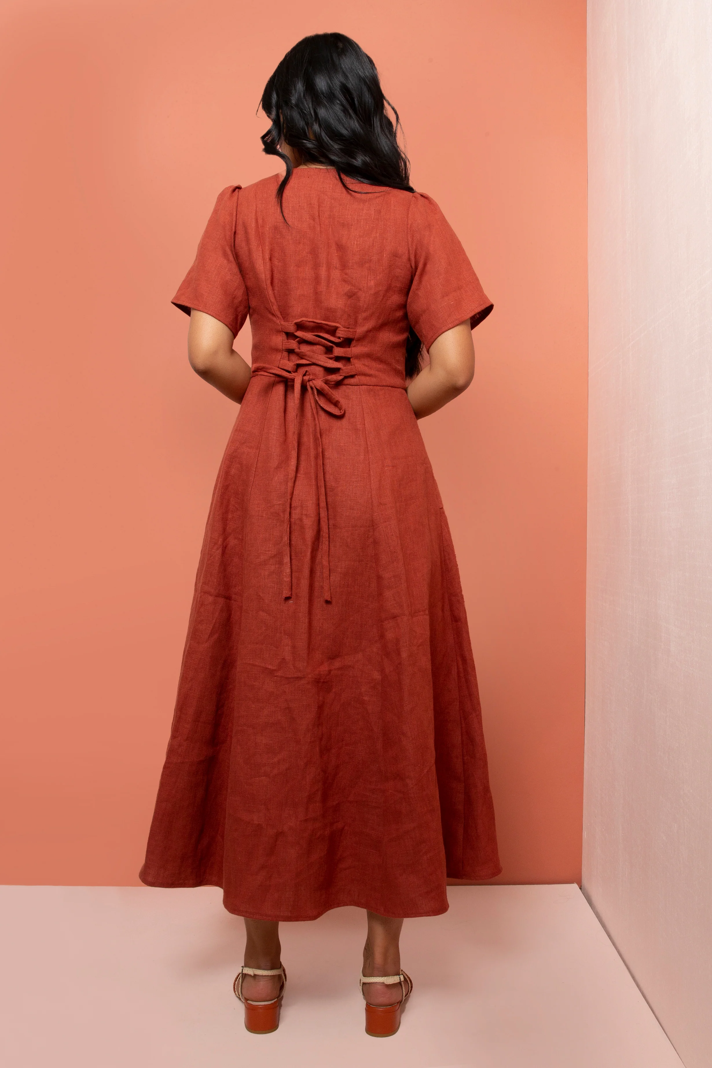 Hughes Dress - Printed Pattern - Image 8