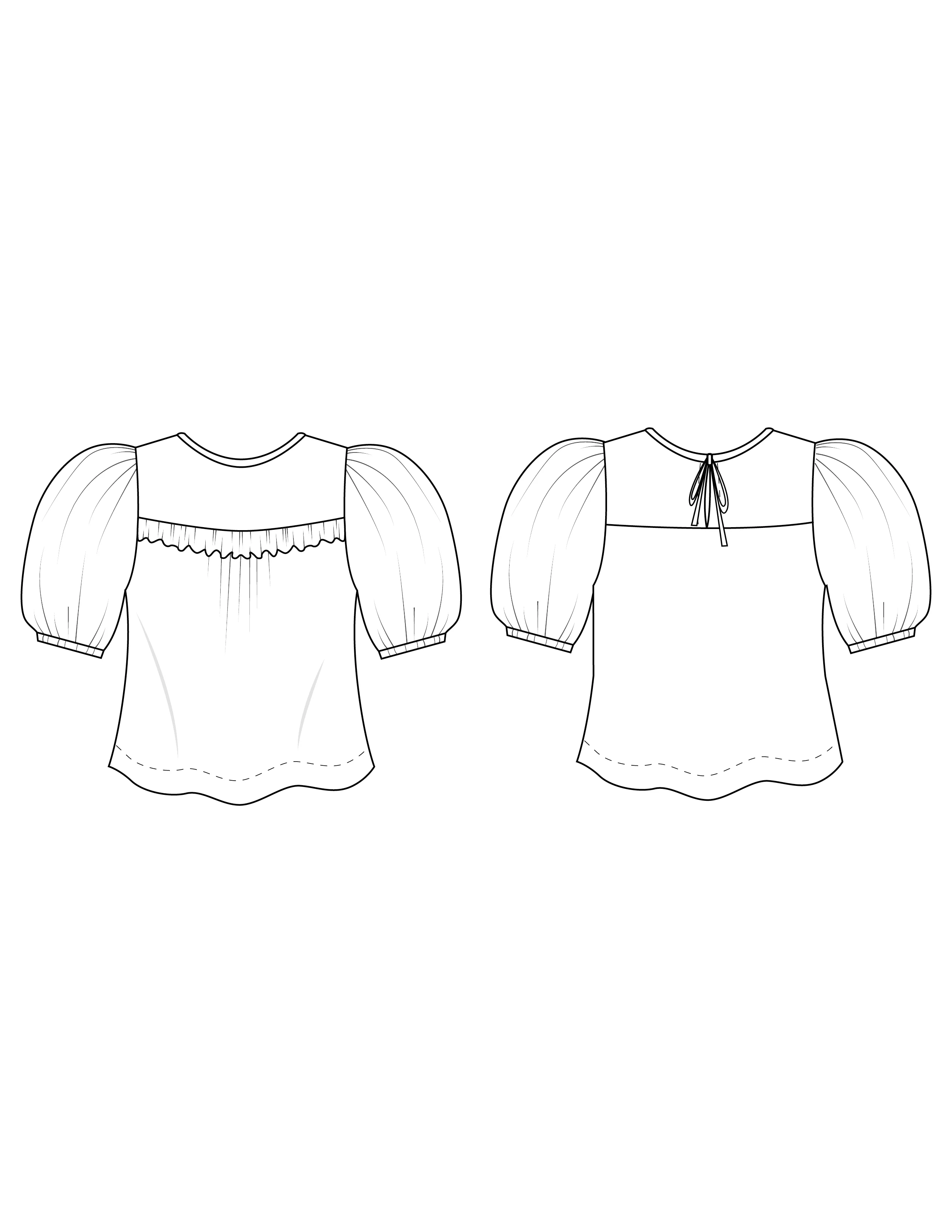 Sagebrush Top - Printed Pattern - Image 9
