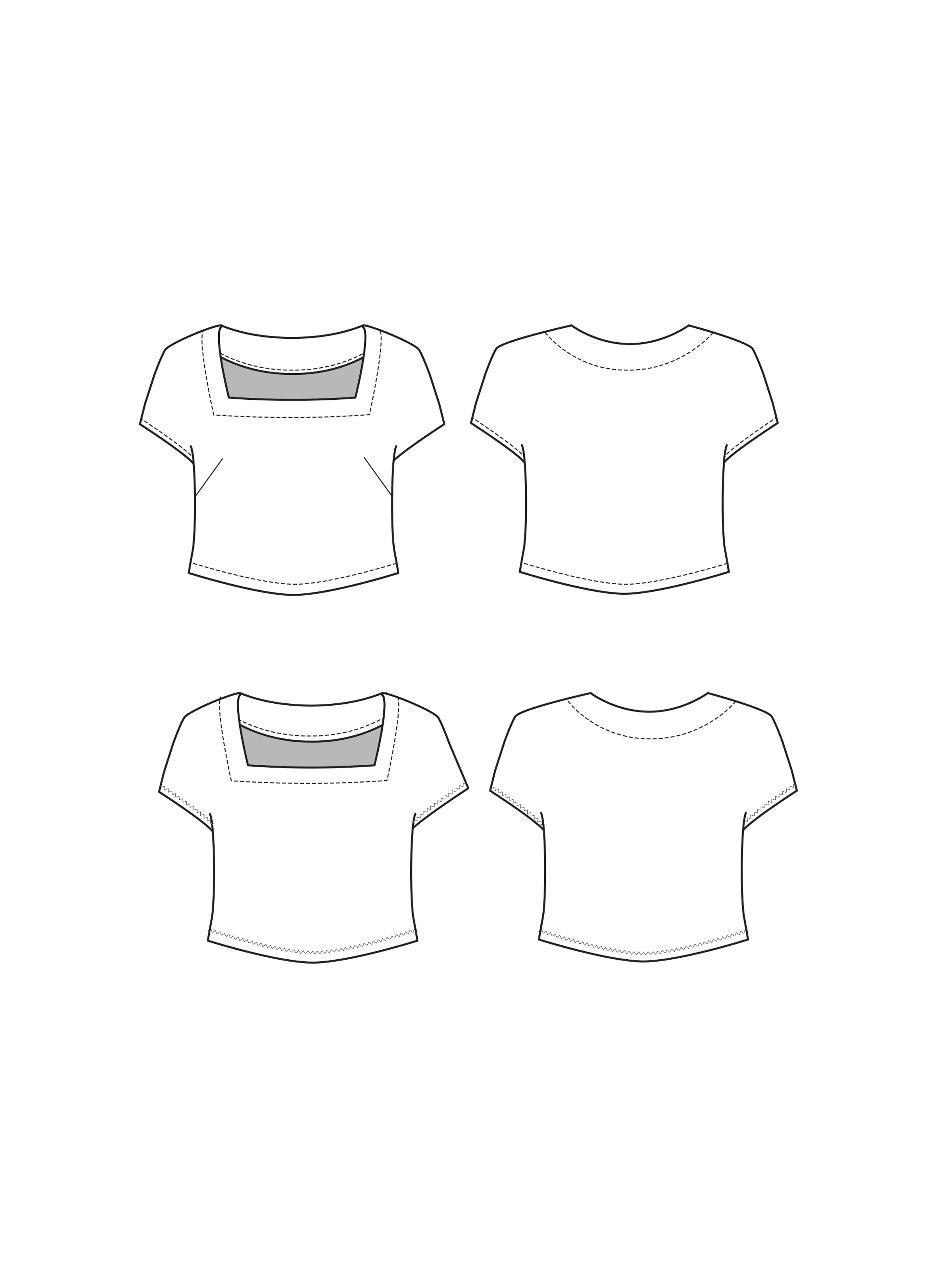 Square Neck Top - Printed Pattern - Image 12