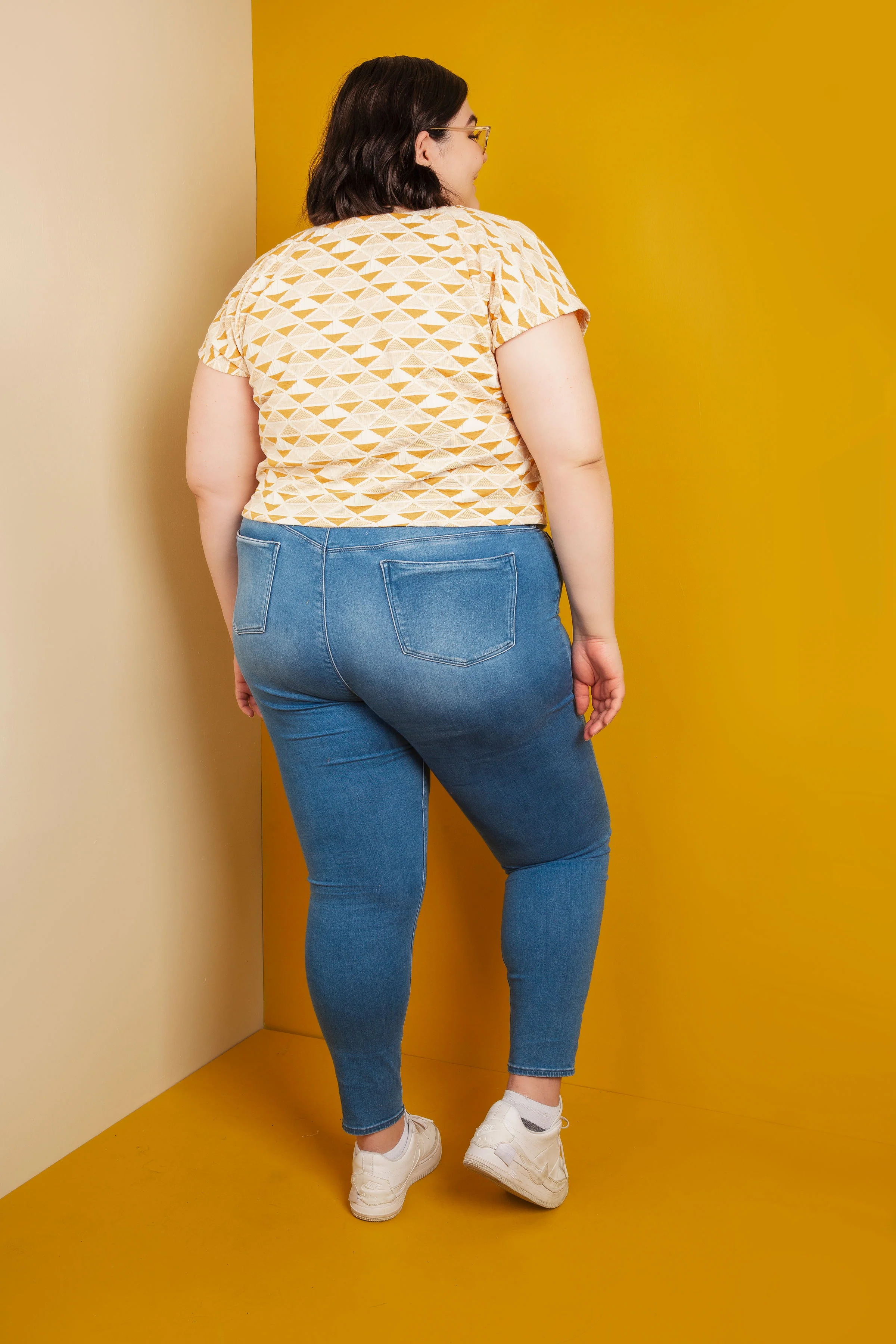 Square Neck Top - Printed Pattern - Image 6