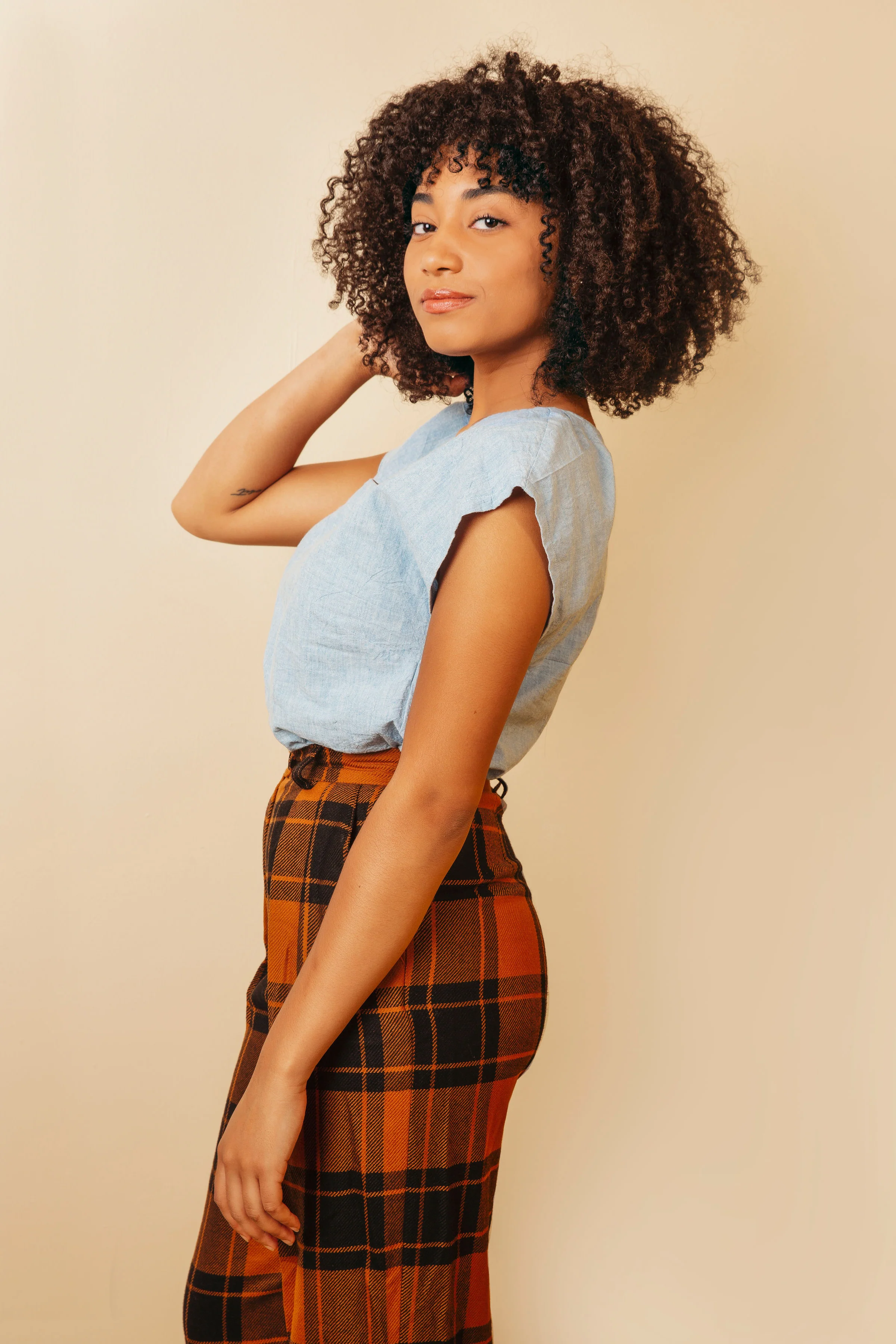 Square Neck Top - Printed Pattern - Image 8