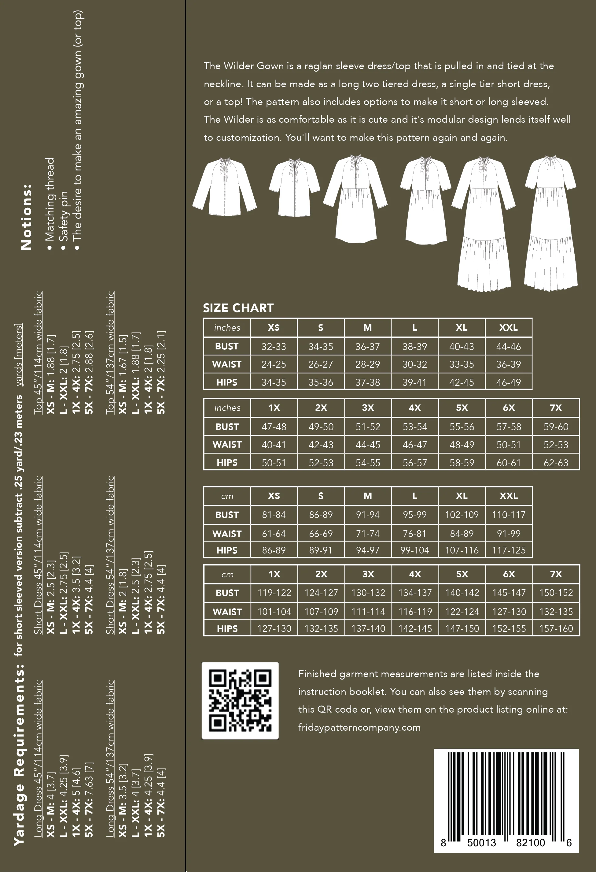 Wilder Gown - Printed Pattern - Image 14